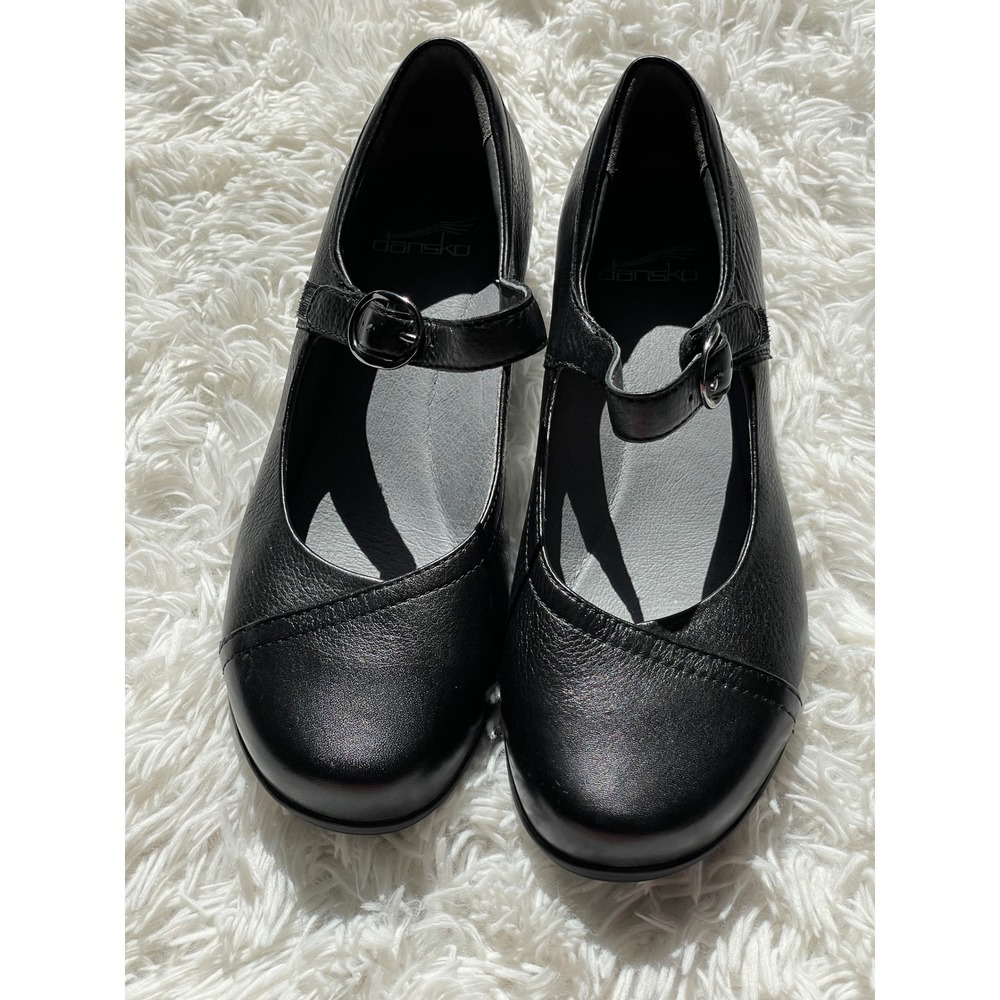Dansko Fawna Black Nappa Mary Jane Shoes - Picture 2 of 12